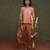 Peach & Brown Chandra Top And Pant