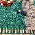 Green woven silk blend saree with blouse