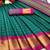 Green woven silk saree with blouse
