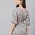 Trendy Short Kurti In Aqua  Colour Cotton Fabric With Floral Printed Texture