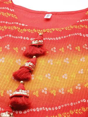 Red printed cotton kurtas-and-kurtis 4