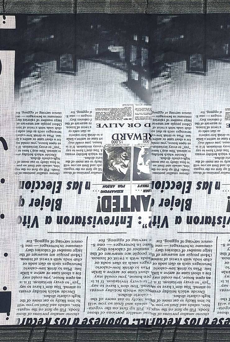 CLASSICATE from the house of The Chennai Silks Off White Geometric Printed Linen Blend Saree With Running Blouse