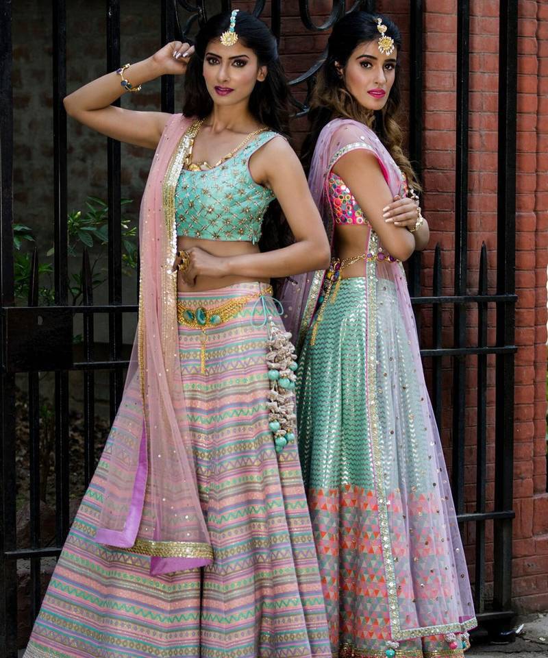 Pastel Lehenga Set AVNNI KAPUR 4030803