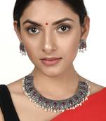 Red necklace-sets