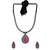 Silver crystal necklace-sets