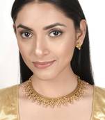 Pink crystal necklace-sets