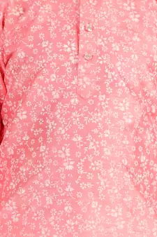 Pink Stripes SIlk Jacquard Kurta Pajama Set // Traditional Wear
