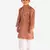 Pink Stripes SIlk Jacquard Kurta Pajama Set // Traditional Wear