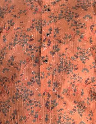 Pink Stripes SIlk Jacquard Kurta Pajama Set // Traditional Wear 5
