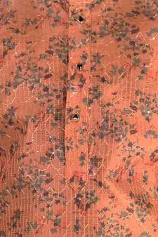 Pink Stripes SIlk Jacquard Kurta Pajama Set // Traditional Wear