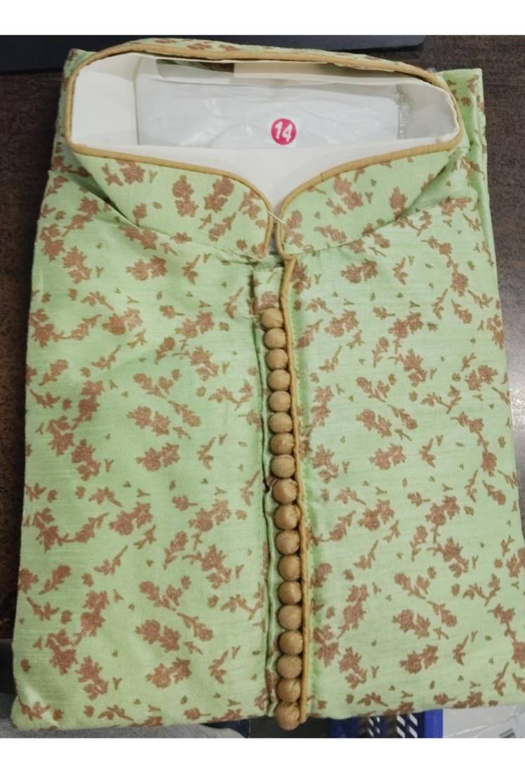 Multicolor Stripes SIlk Jacquard Kurta Pajama SetTraditional Wear