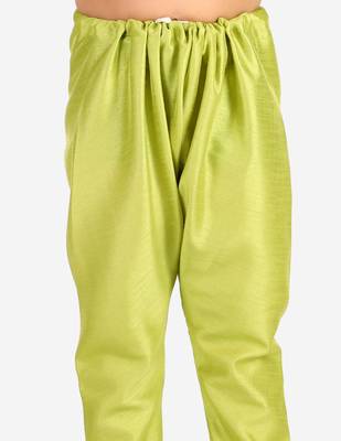 Green Stripes SIlk Jacquard Kurta Pajama Set // Traditional Wear 5