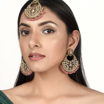 Gold cubic zirconia jewellery-combo 1