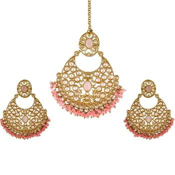 Gold cubic zirconia jewellery-combo 4