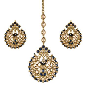 Blue cubic zirconia jewellery-combo 4