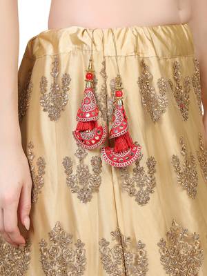 Styylo Fashion Women's Handmade Ethnic Hanging Latkan Bell Tassel For Blouse Saree,Lehenga and Suits 3