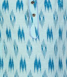 Firozi Stripes Cotton Jacquard Kurta Pajama Set // Traditional Wear