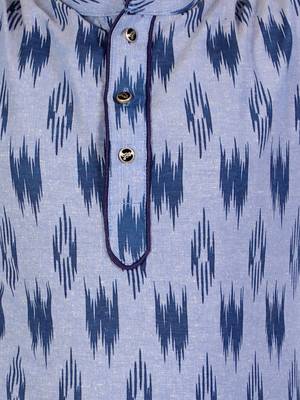 Dark Green Stripes Cotton Jacquard Kurta Pajama Set // Traditional Wear 4