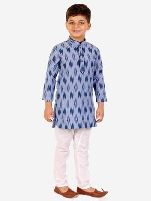 Dark Green Stripes Cotton Jacquard Kurta Pajama Set // Traditional Wear 5