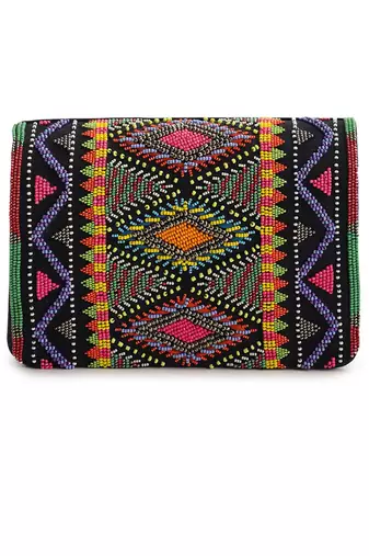 Beaded hawaii clutch