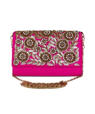 Beauteous Pink clutch 1