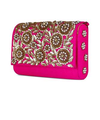 Beauteous Pink clutch 3