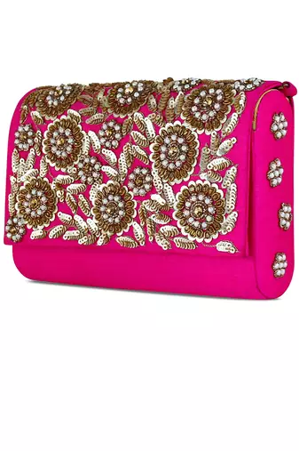 Beauteous Pink clutch
