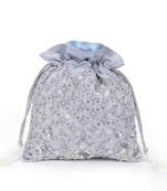 Bedazzle silver potli