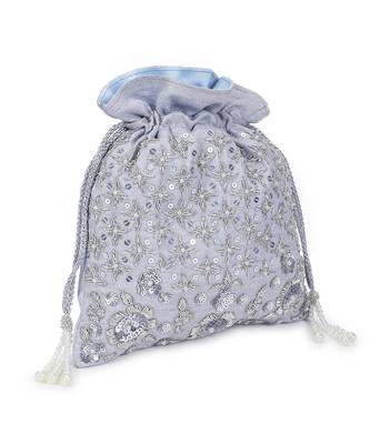 Bedazzle silver potli 2