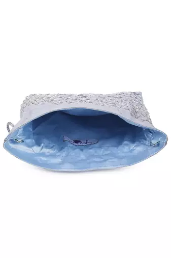Bedazzle silver potli
