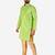 Green Printed Silk Kurta Pajama & Waistcoat Set For Mens