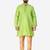 Green Printed Silk Kurta Pajama & Waistcoat Set For Mens