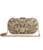 Beige symmetry clutch