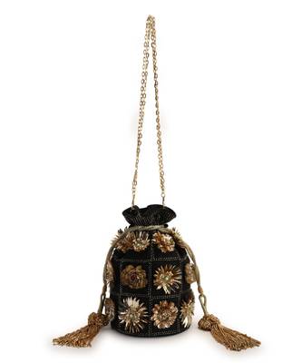 Black Diva potli bag 1