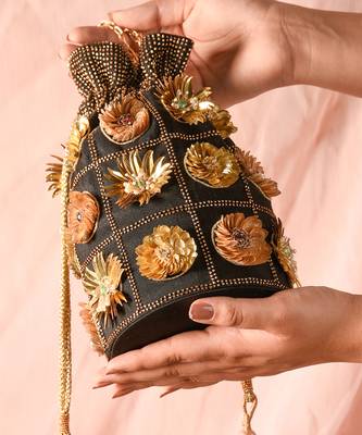 Black Diva potli bag 2