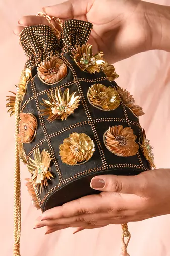 Black Diva potli bag