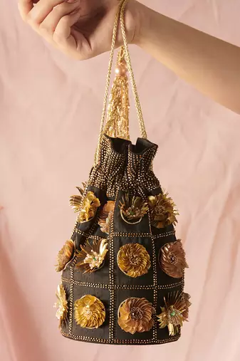 Black Diva potli bag