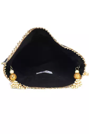 Black elegant potli