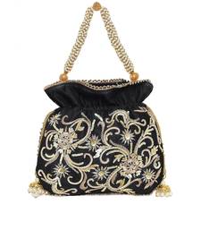 Black elegant potli