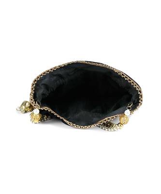 Black zardosi potli 5