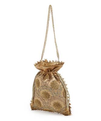 Dainty gold potli 2