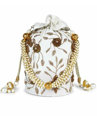 Eleganza floral potli bag 1