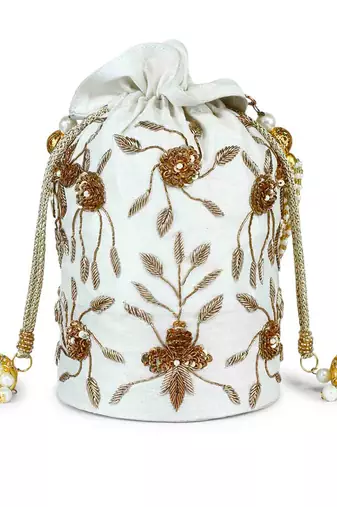 Eleganza floral potli bag