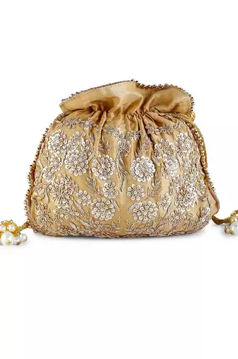 Golden everygreen potli