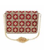 Jaal gold clutch