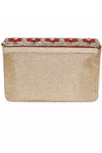 Jaal gold clutch