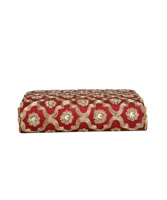 Maroon Jaal clutch 4