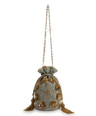 Mint love potli bag 1