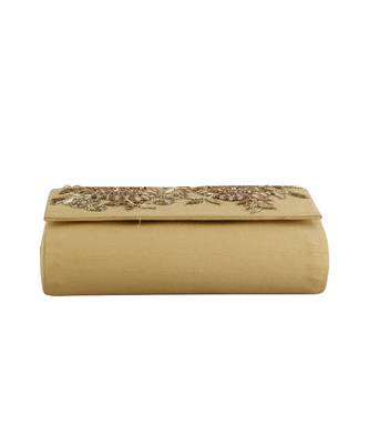 Mustard gold clutch 4