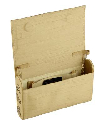 Mustard gold clutch 5